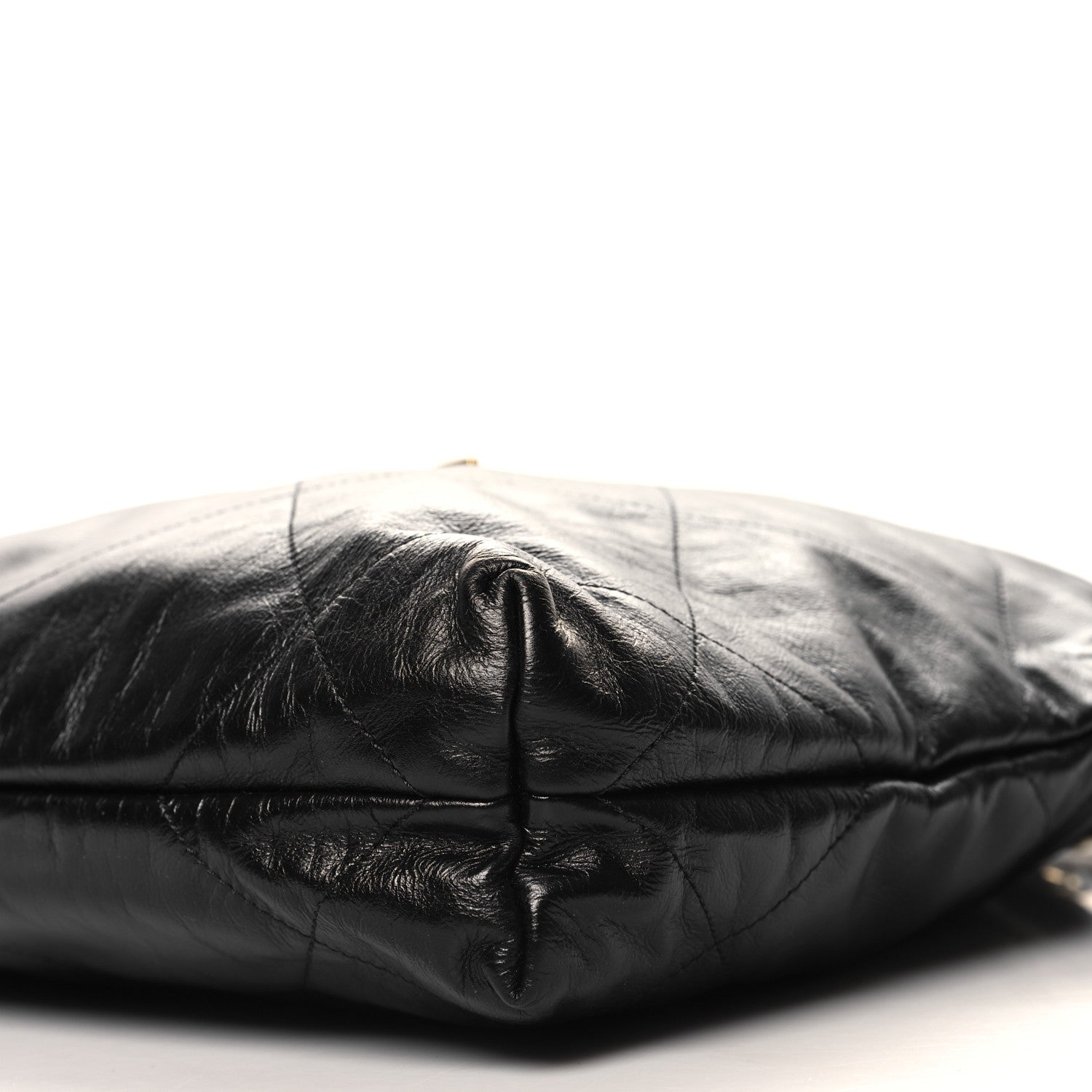 Chanel Shiny Calfskin Quilted Small Chanel 22 Black 11 of 11