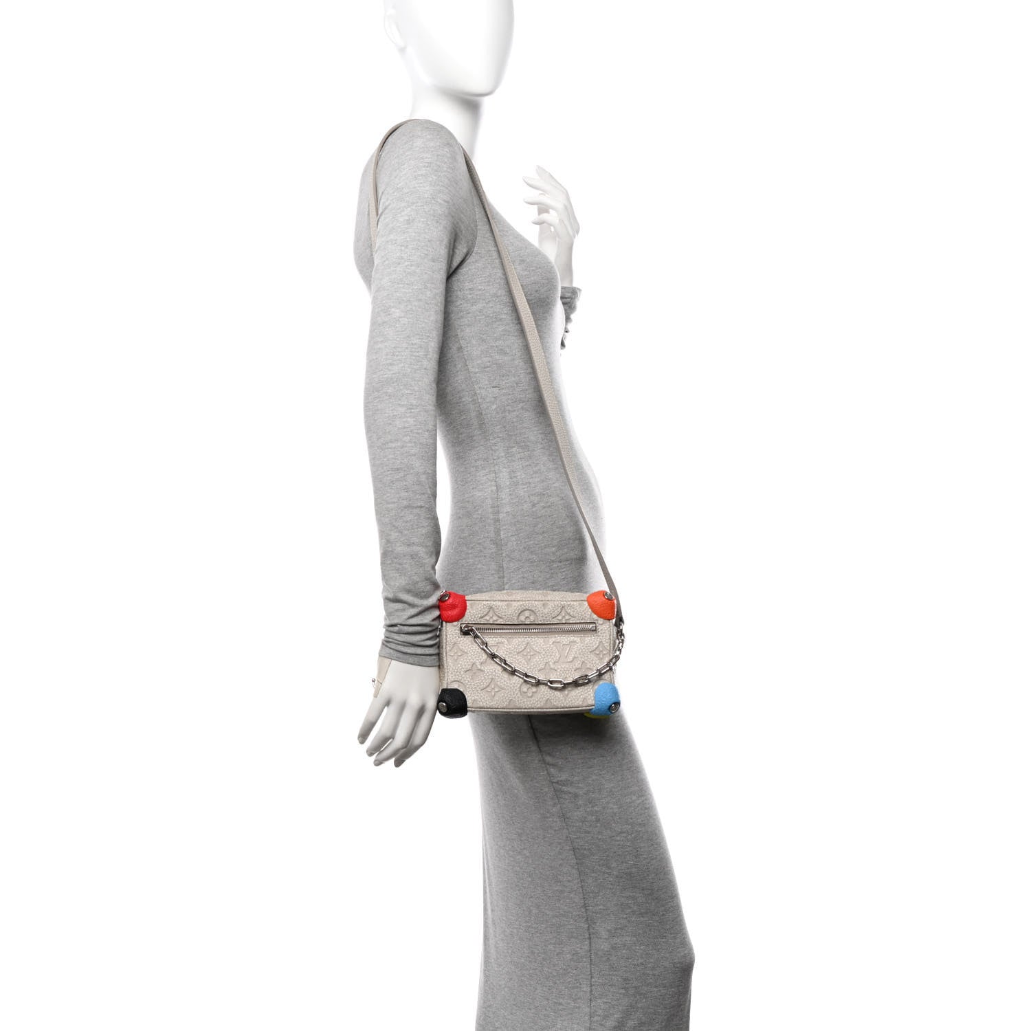 Louis Vuitton Taurillon Embossed Mini Soft Trunk Calk 2 of 10