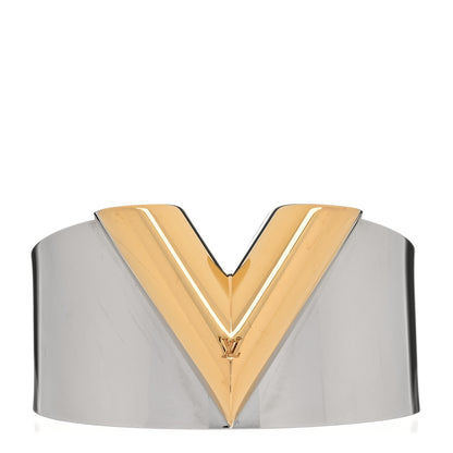 Louis Vuitton Metal Essential V Cuff Silver 1 of 4