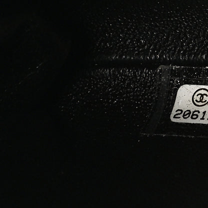 Chanel Lambskin Quilted Clutch With Chain Flap Black 7 of 13