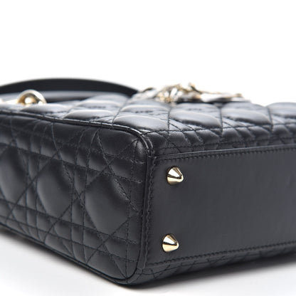 Christian Dior Lambskin Cannage Small My ABCDior Lady Dior Black 8 of 11