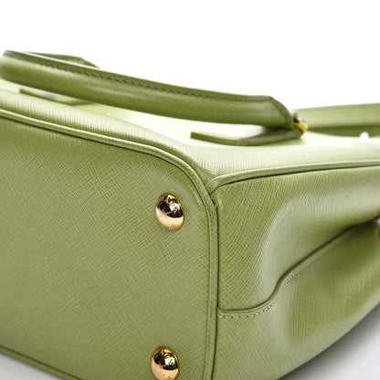 Prada Saffiano Lux Mini Galleria Double Zip Tote Prato 14 of 14