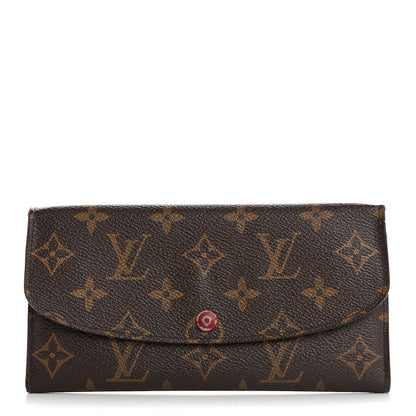 Louis Vuitton Monogram Emilie Wallet Fuchsia 1 of 16