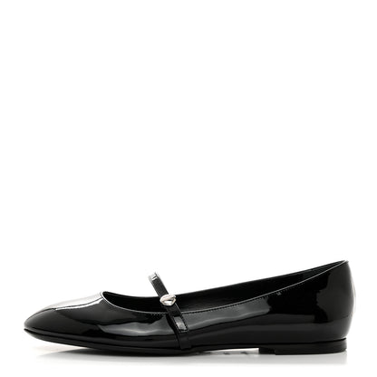 Louis Vuitton Patent Uniformes Ballet Flats 39.5 Black 1 of 8