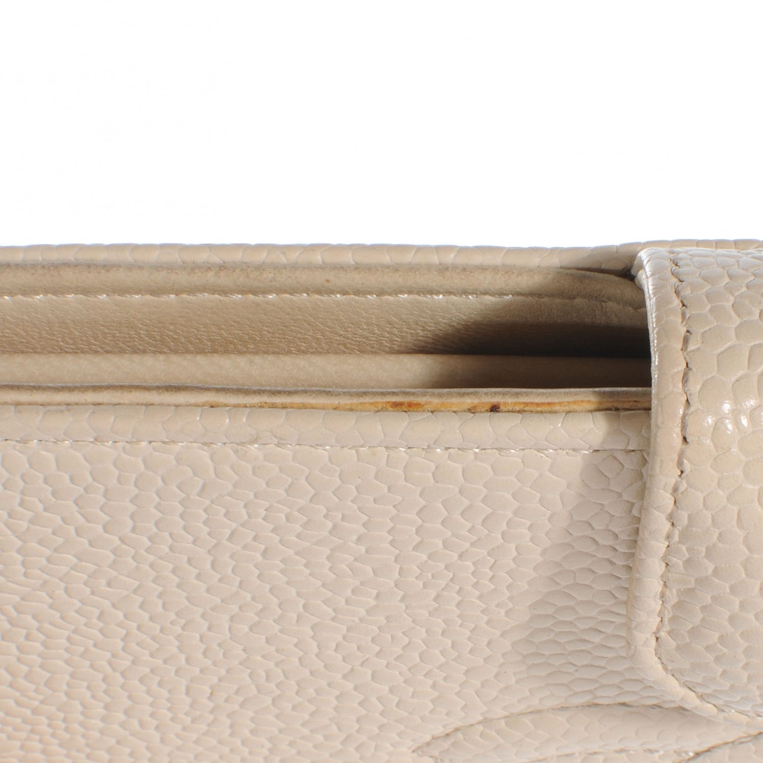 Chanel Caviar CC Wallet Beige 10 of 11