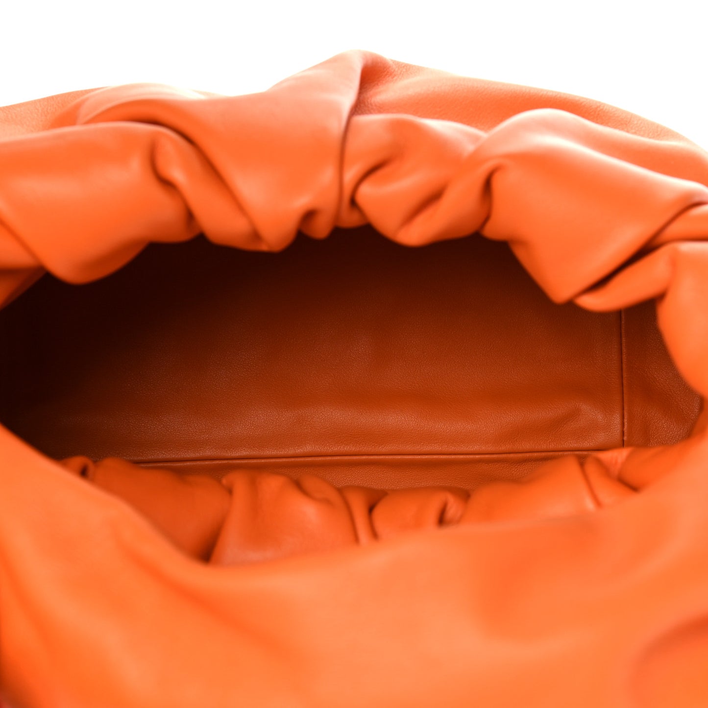 Smooth Butter Calfskin Small The Shoulder Pouch Light Orange