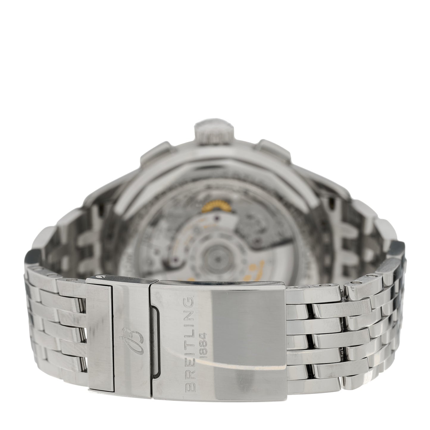 Stainless Steel 42mm Premier B01 Chronograph Automatic Watch Blue AB0118A61C1A1
