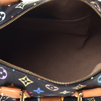 Louis Vuitton Monogram Multicolor Speedy 30 Black 5 of 10