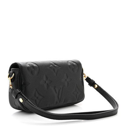 Louis Vuitton Empreinte Monogram Giant Ivy Wallet On Chain Black 3 of 9