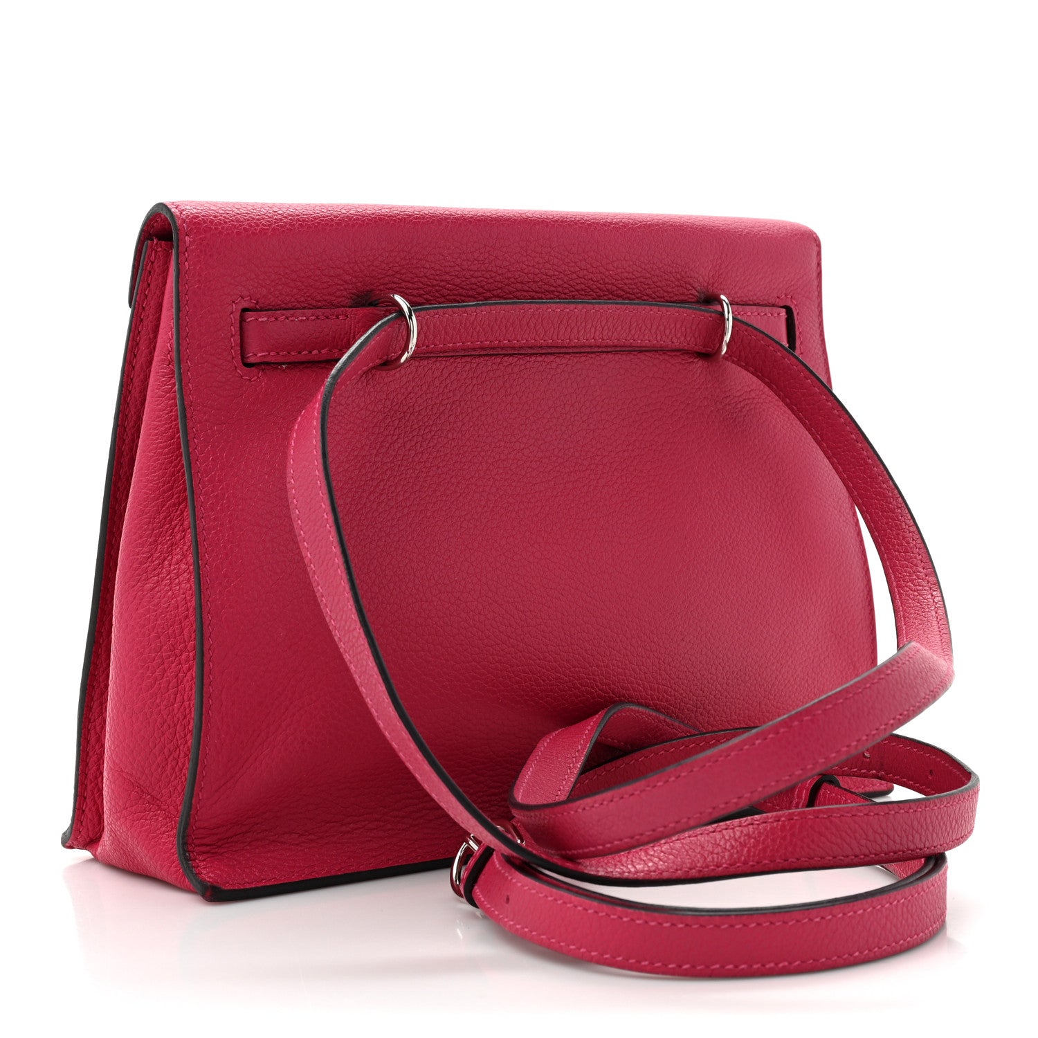 Hermes Evercolor Kelly Danse II Belt Bag Framboise 3 of 19