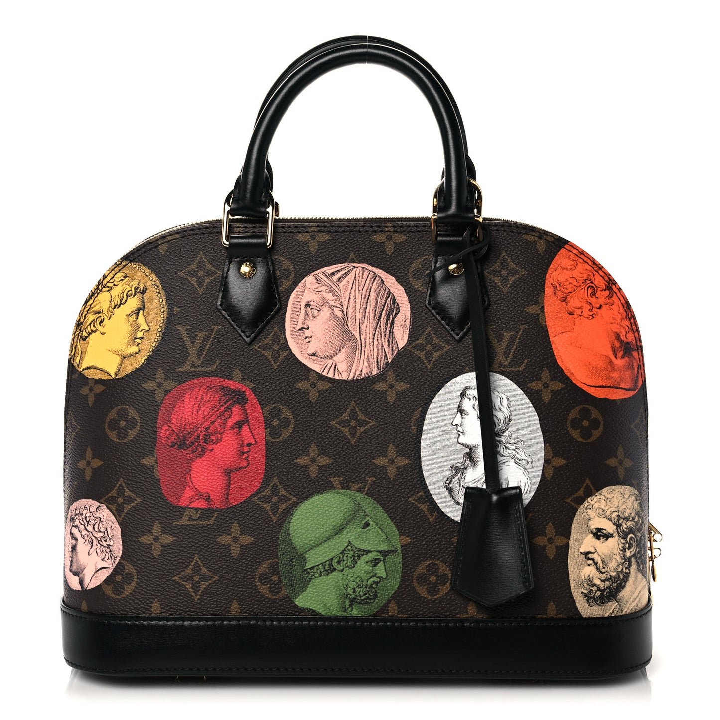 X FORNASETTI Monogram Cameo Alma PM