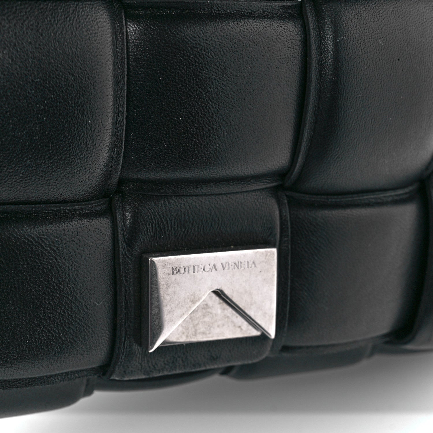 Bottega Veneta Nappa Maxi Intreccio Padded Cassette Crossbody Bag Black 9 of 13