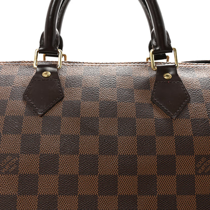 Louis Vuitton Damier Ebene Speedy 35 7 of 9