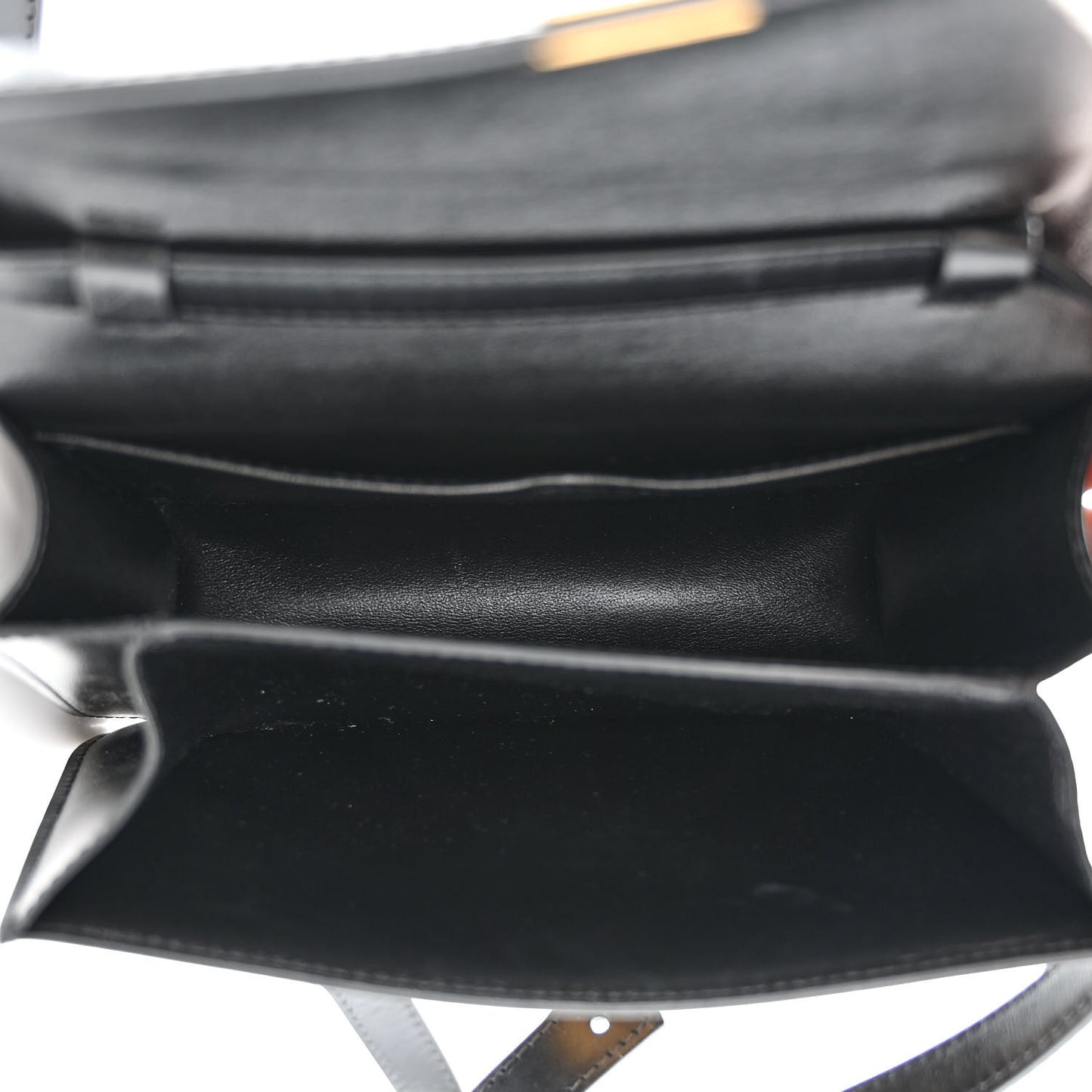 Box Calfskin Teen Classic Box Flap Bag Black