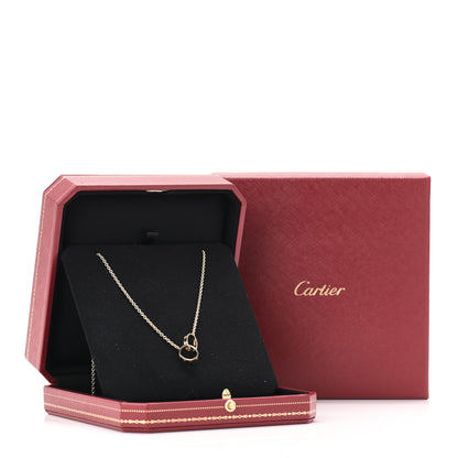 Cartier 18K Yellow Gold Interlocking LOVE Necklace 7 of 7
