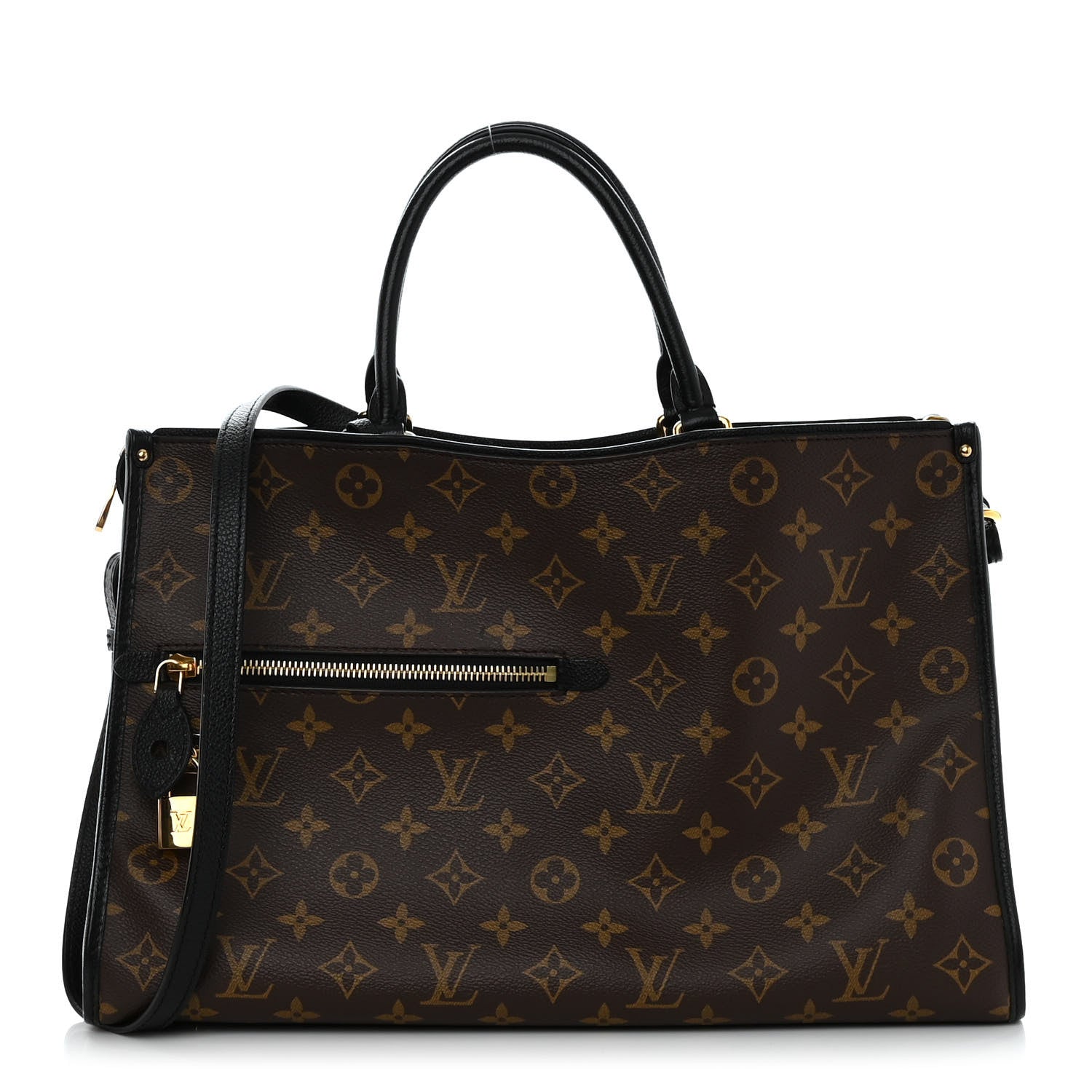 Louis Vuitton Monogram Popincourt MM Black 1 of 11