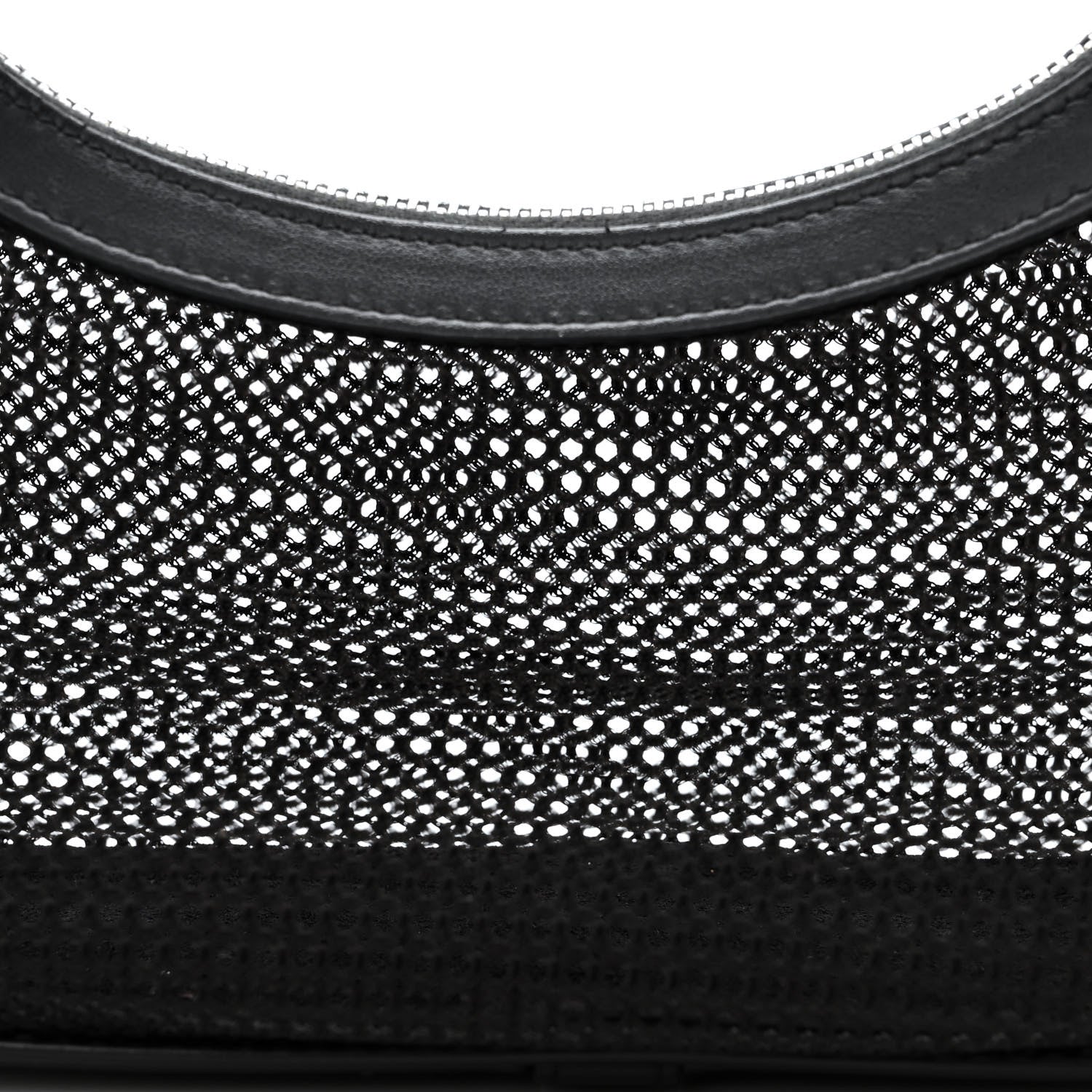 Celine Mesh Ava Trekking Shoulder Bag Black 8 of 12