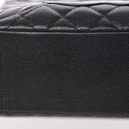 Chanel Caviar Quilted Petit Shopping Tote PST Black 10 of 16