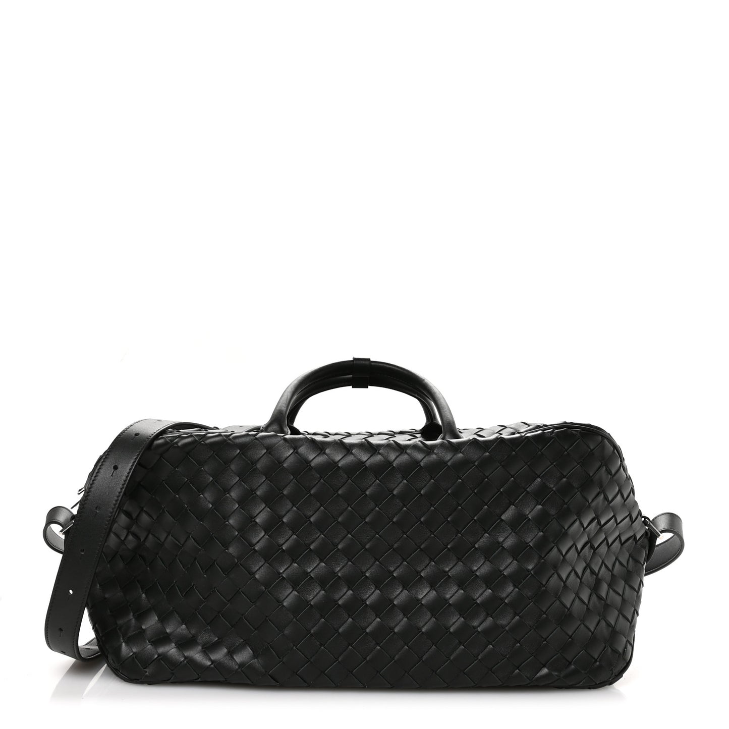 Nappa Intrecciato Duffle Bag Dark Green