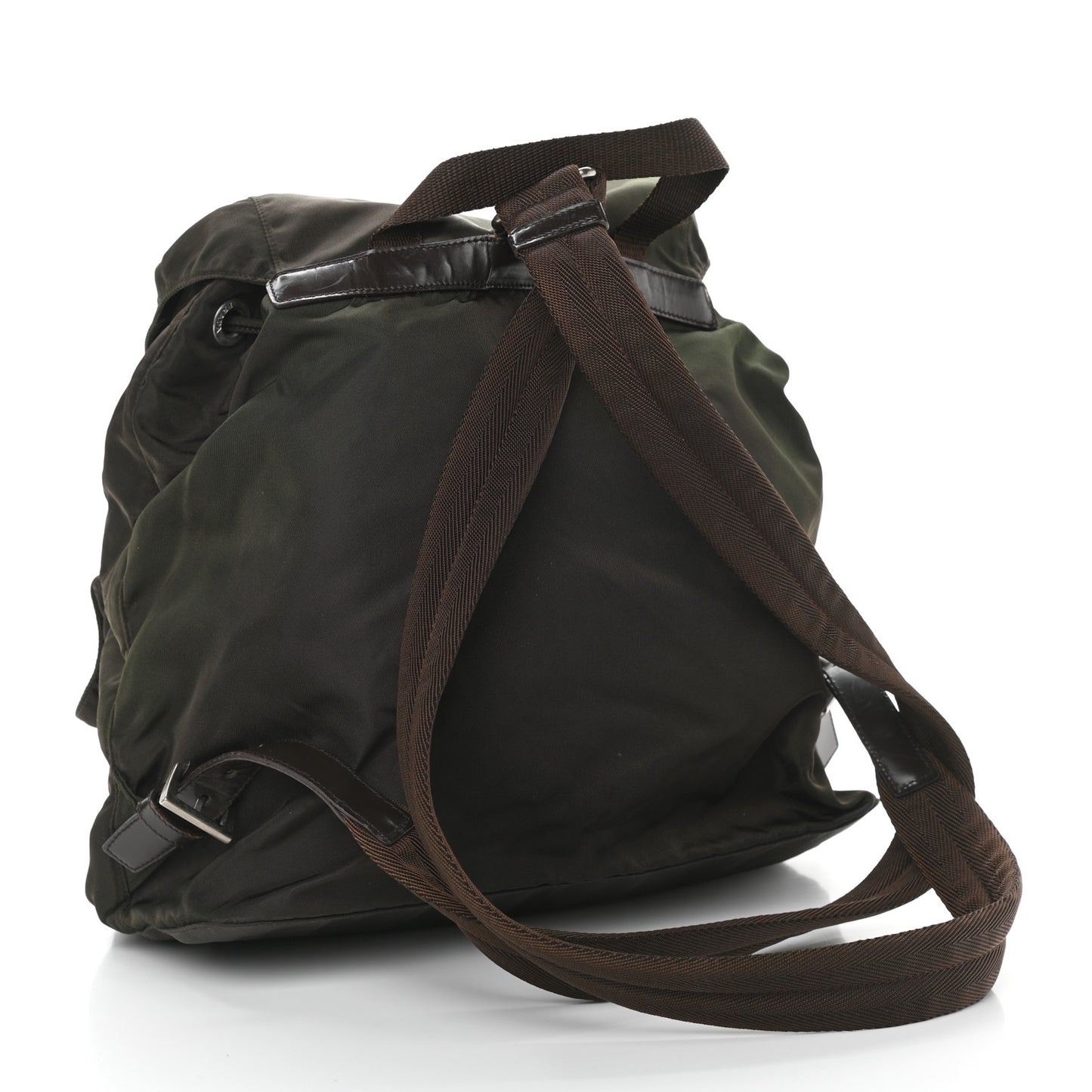 Nylon Vela Large Backpack Green