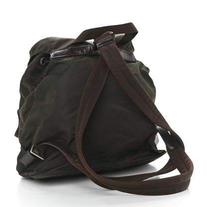 Prada Nylon Vela Large Backpack Green 3 of 10