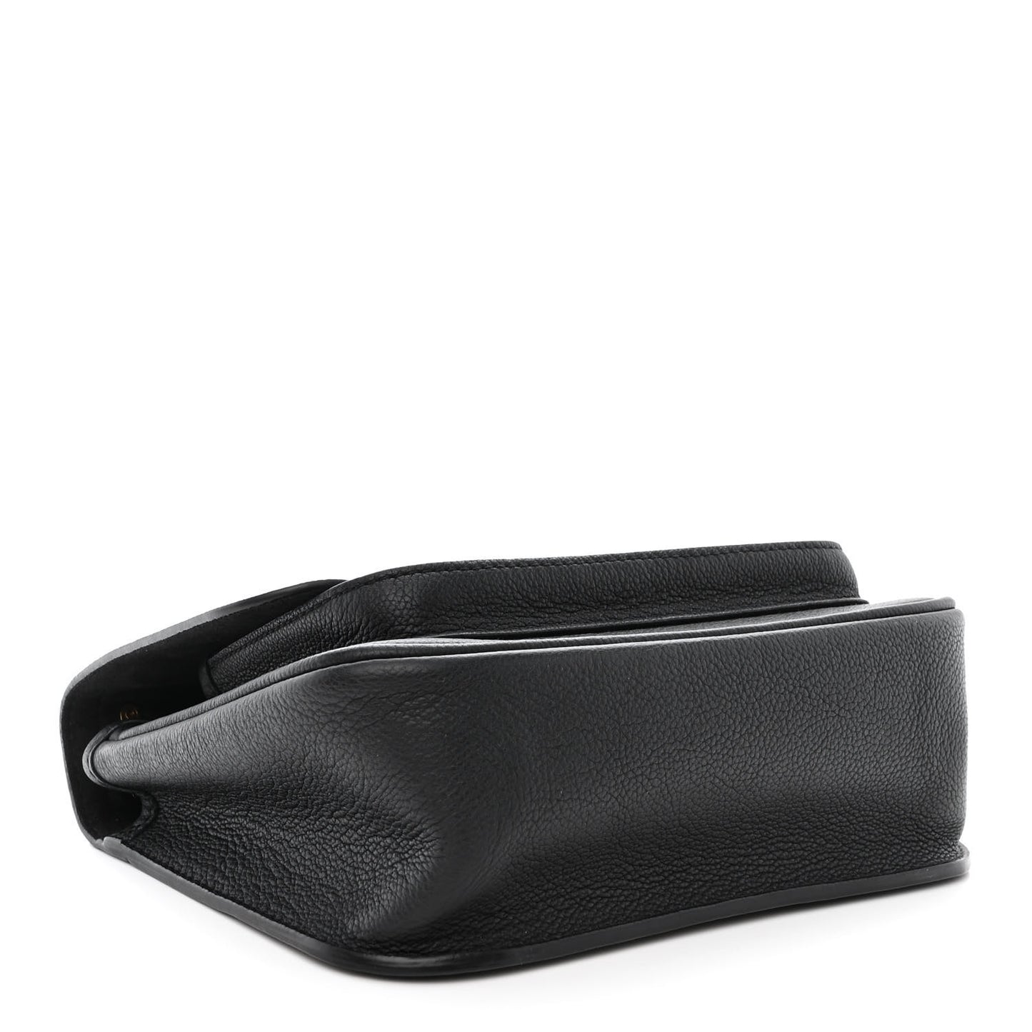 Grained Calfskin Lockme Chain Bag PM Black