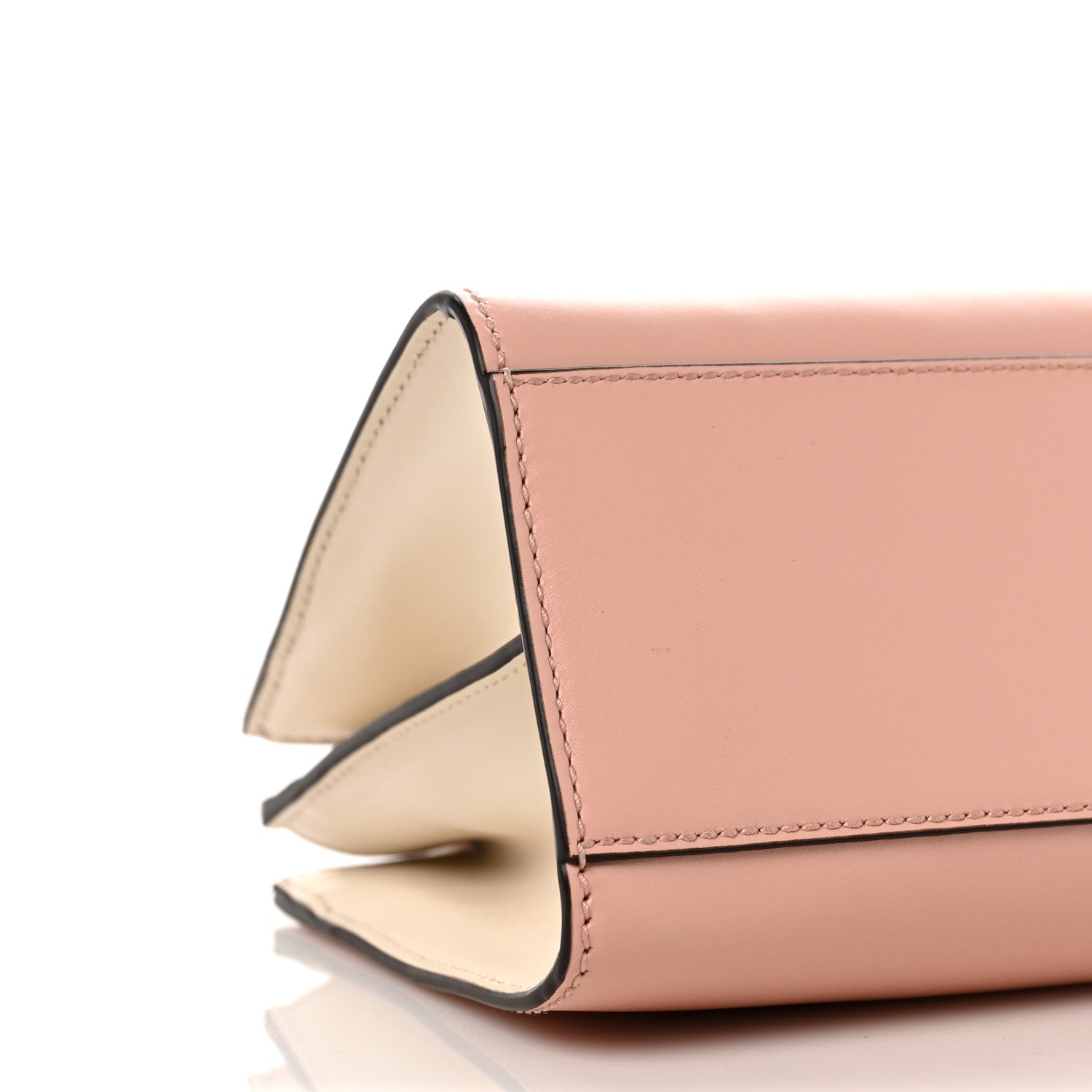 Gucci Nappa Bamboo Web Mini Nymphaea Top Handle Bag Perfect Pink Mystic White 8 of 9