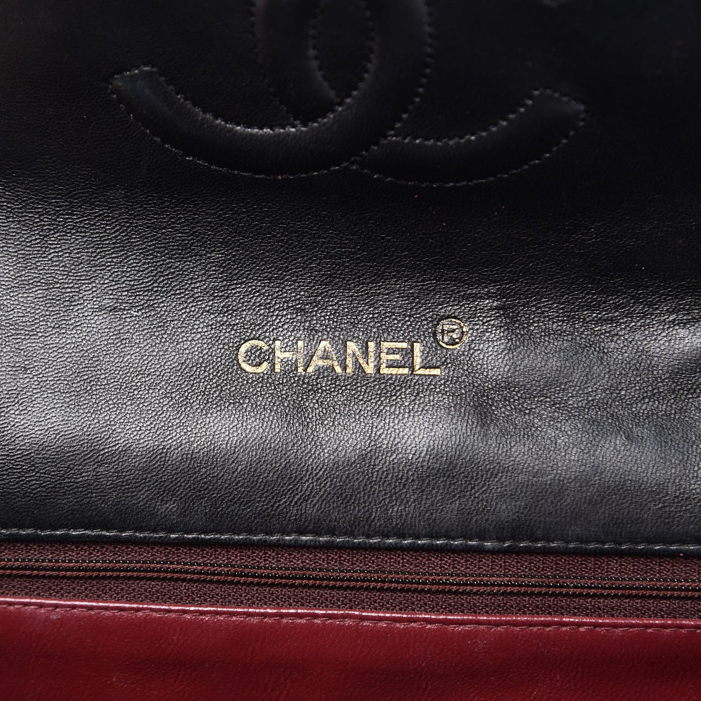 Lambskin Quilted Medium Single Flap Black