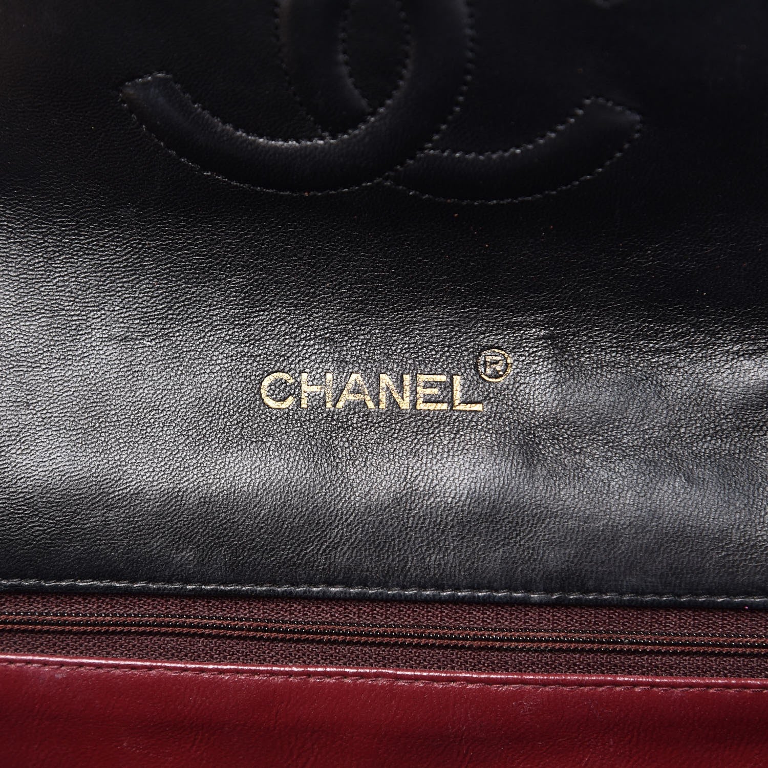Chanel Lambskin Quilted Medium Single Flap Black 6 of 13