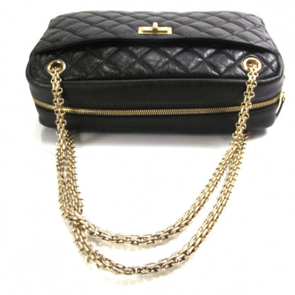 Chanel Aged Calfskin Quilted Medium Reissue Camera Case Black 5 of 11