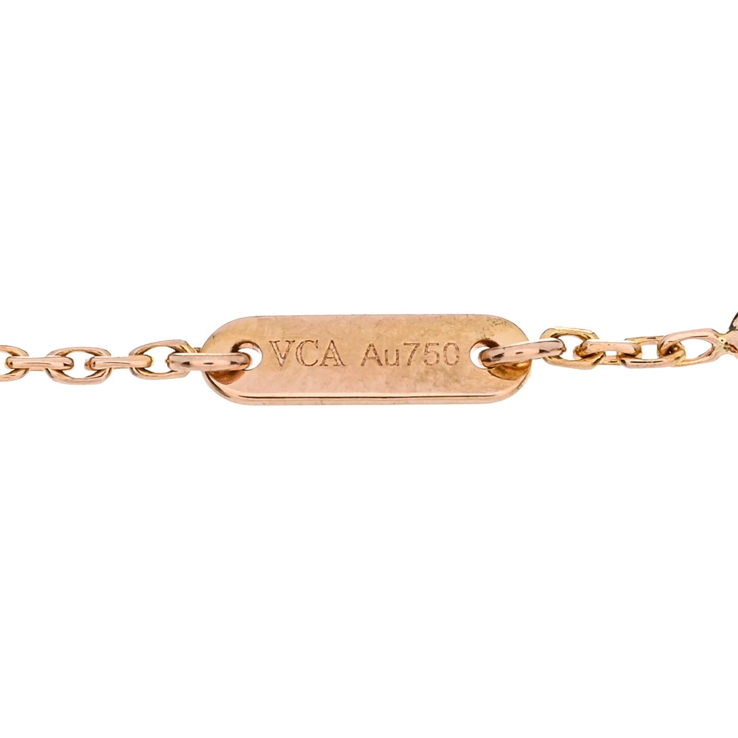 VAN CLEEF & ARPELS 18K Rose Gold Sweet Alhambra Bracelet