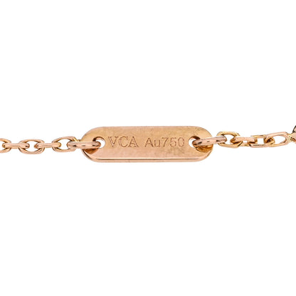 Van Cleef & Arpels 18K Rose Gold Sweet Alhambra Bracelet 4 of 5
