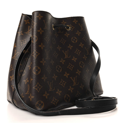 Louis Vuitton Monogram Neonoe MM Black 3 of 11