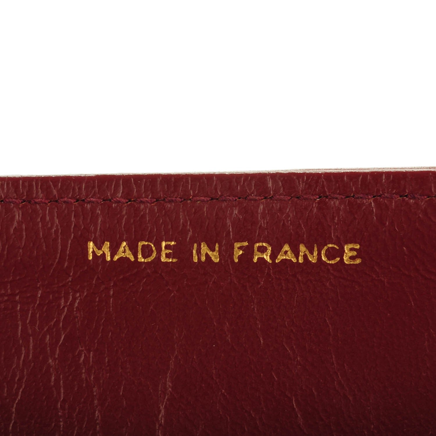 Chanel Lambskin Quilted Small Single Flap Dark Red 8 of 9