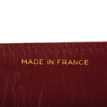 Chanel Lambskin Quilted Small Single Flap Dark Red 8 of 9