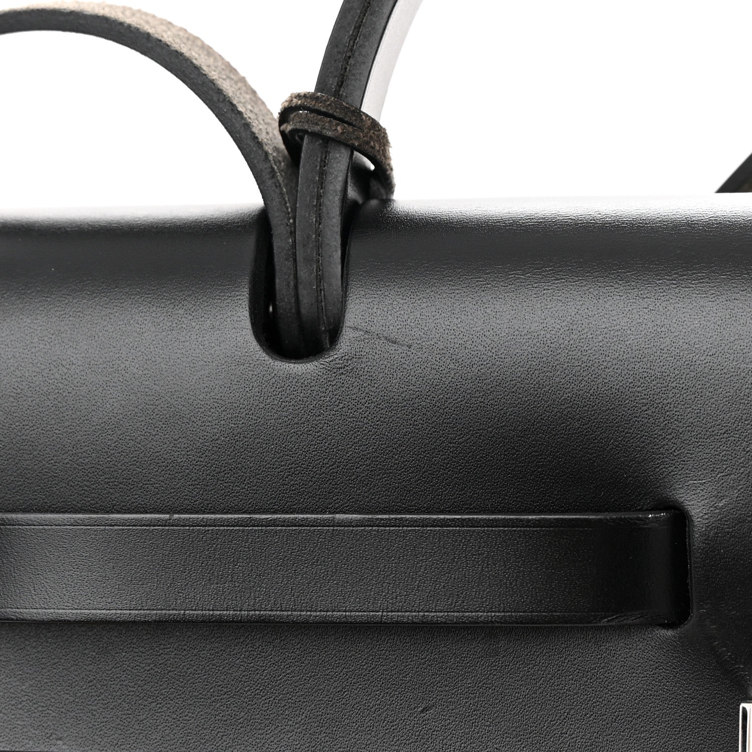 Hermes Military Toile Vache Hunter Herbag Zip PM 31 Black 13 of 14