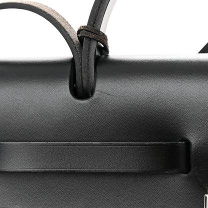 Hermes Military Toile Vache Hunter Herbag Zip PM 31 Black 13 of 14