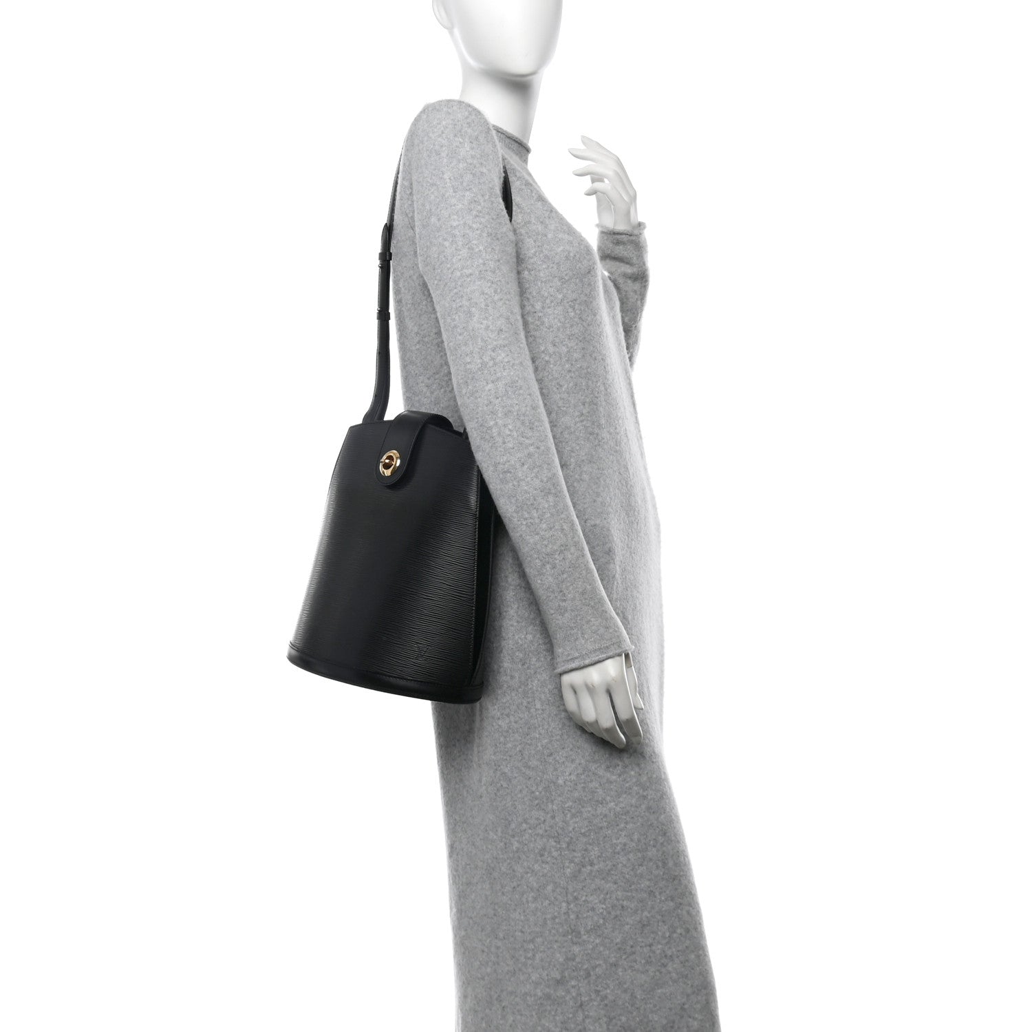 Louis Vuitton Epi Cluny Black 2 of 10