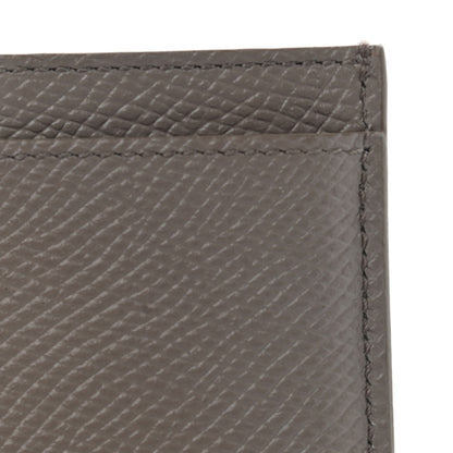 Celine Grained Calfskin Card Holder Pebble 9 of 9