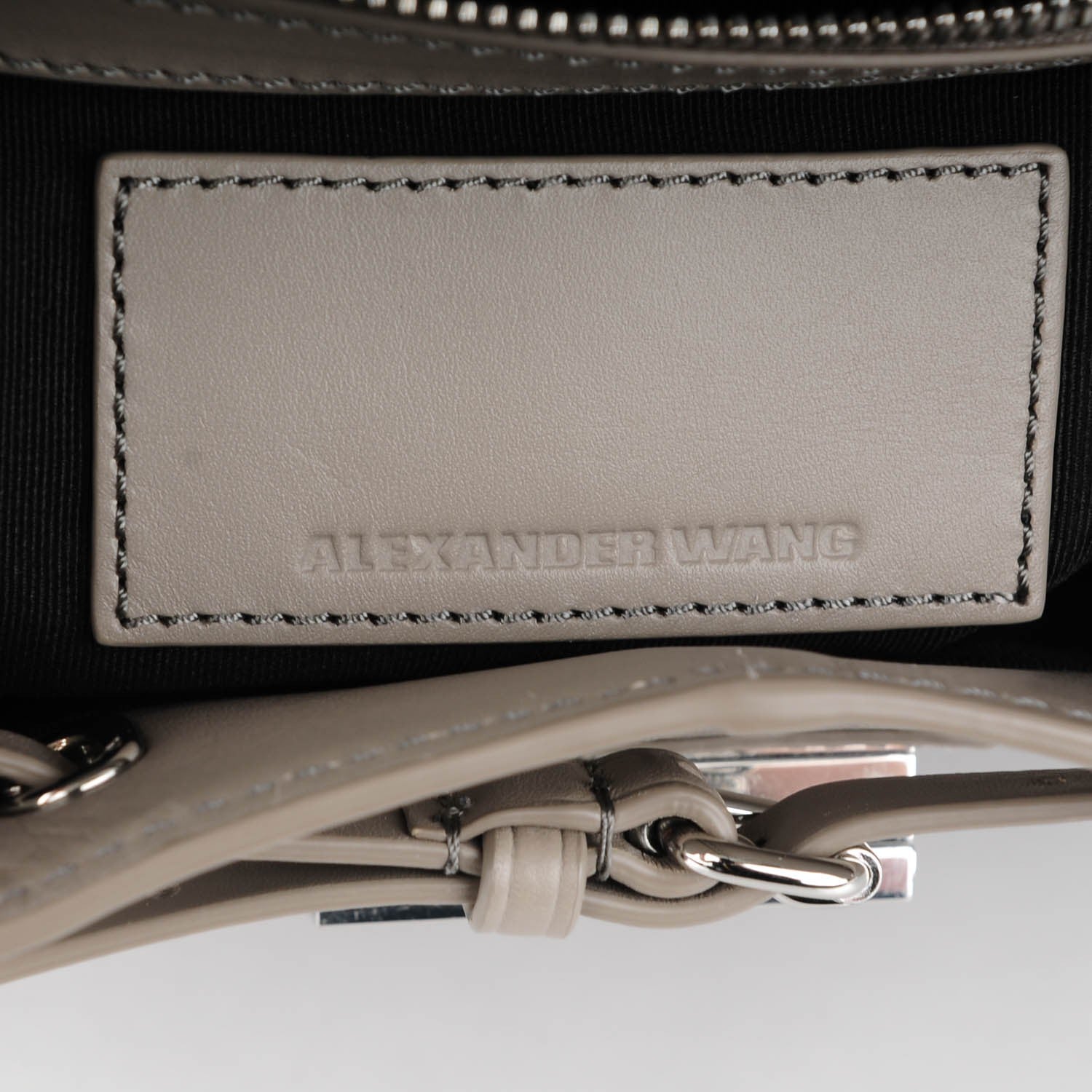 Alexander Wang Calfskin Prisma Skeletal Backpack Sesame 6 of 9