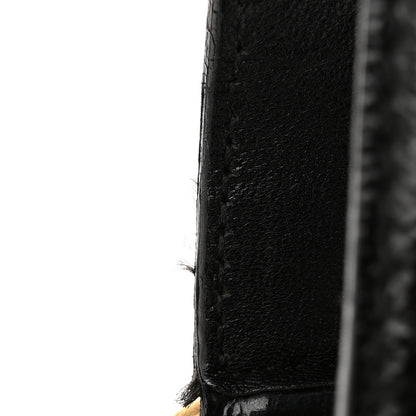 Saint Laurent Textured Patent Calfskin Medium Muse Black 11 of 11