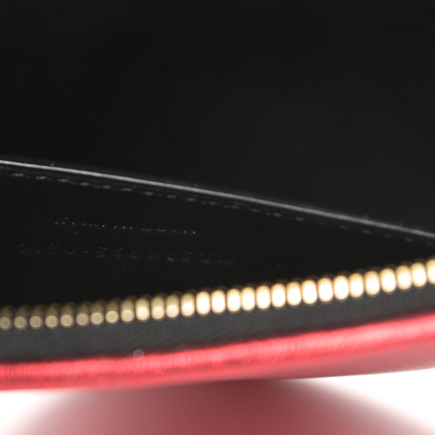 Saint Laurent Metallic Calfskin Heart Monogram Crossbody Black Rouge 7 of 12