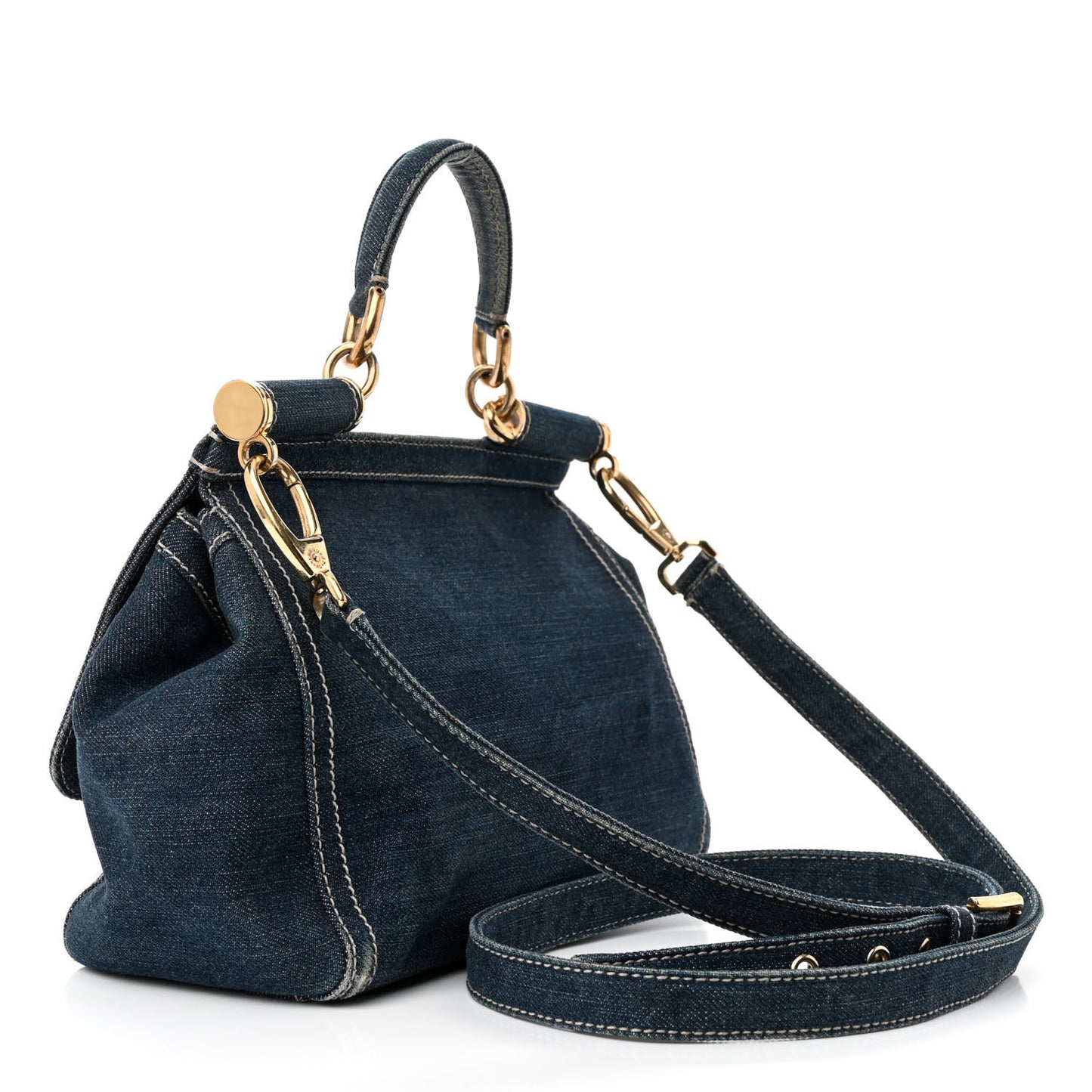 Denim Miss Sicily Satchel Blue Jeans