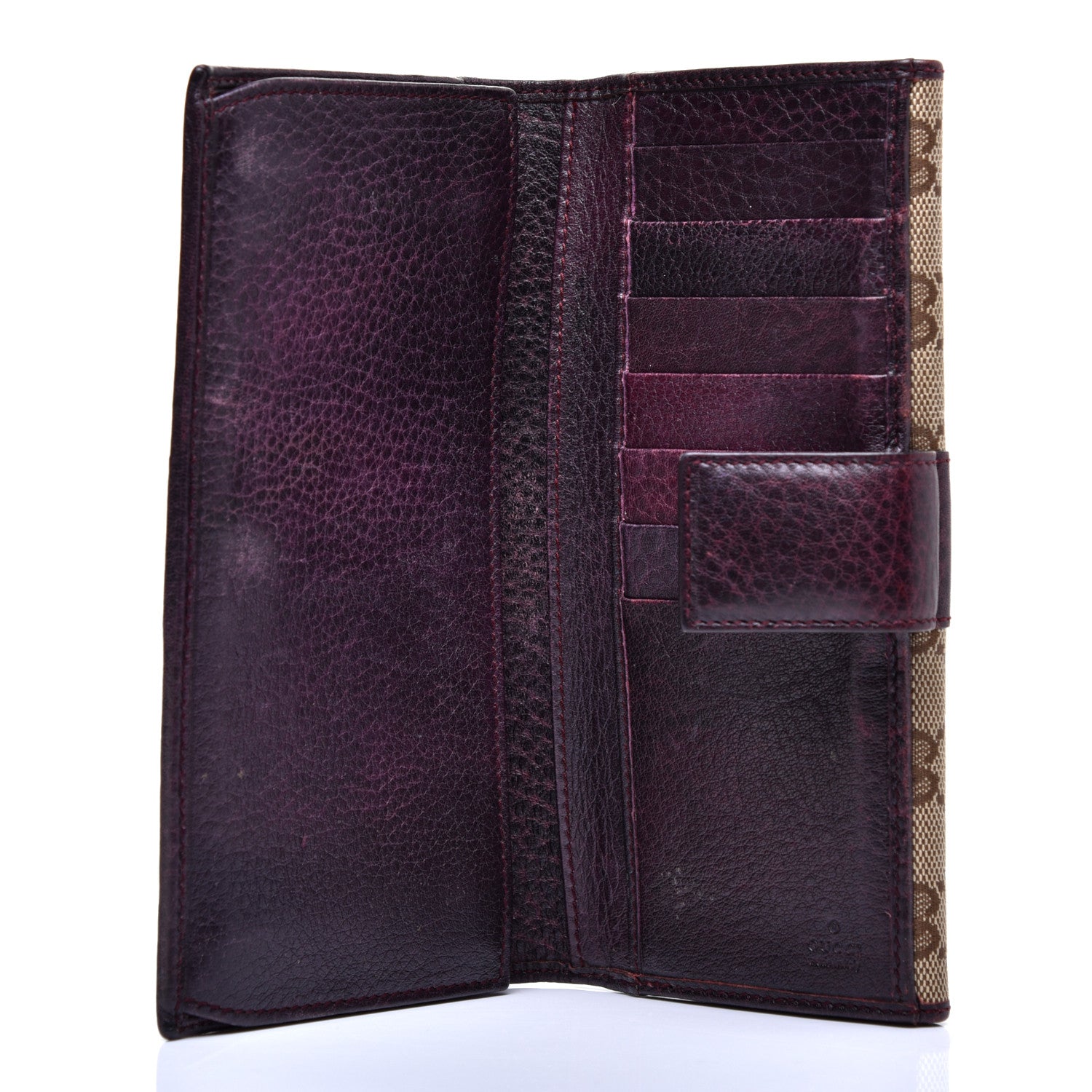 Gucci Monogram GG Continental Wallet Brown 5 of 6