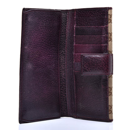 Gucci Monogram GG Continental Wallet Brown 5 of 6