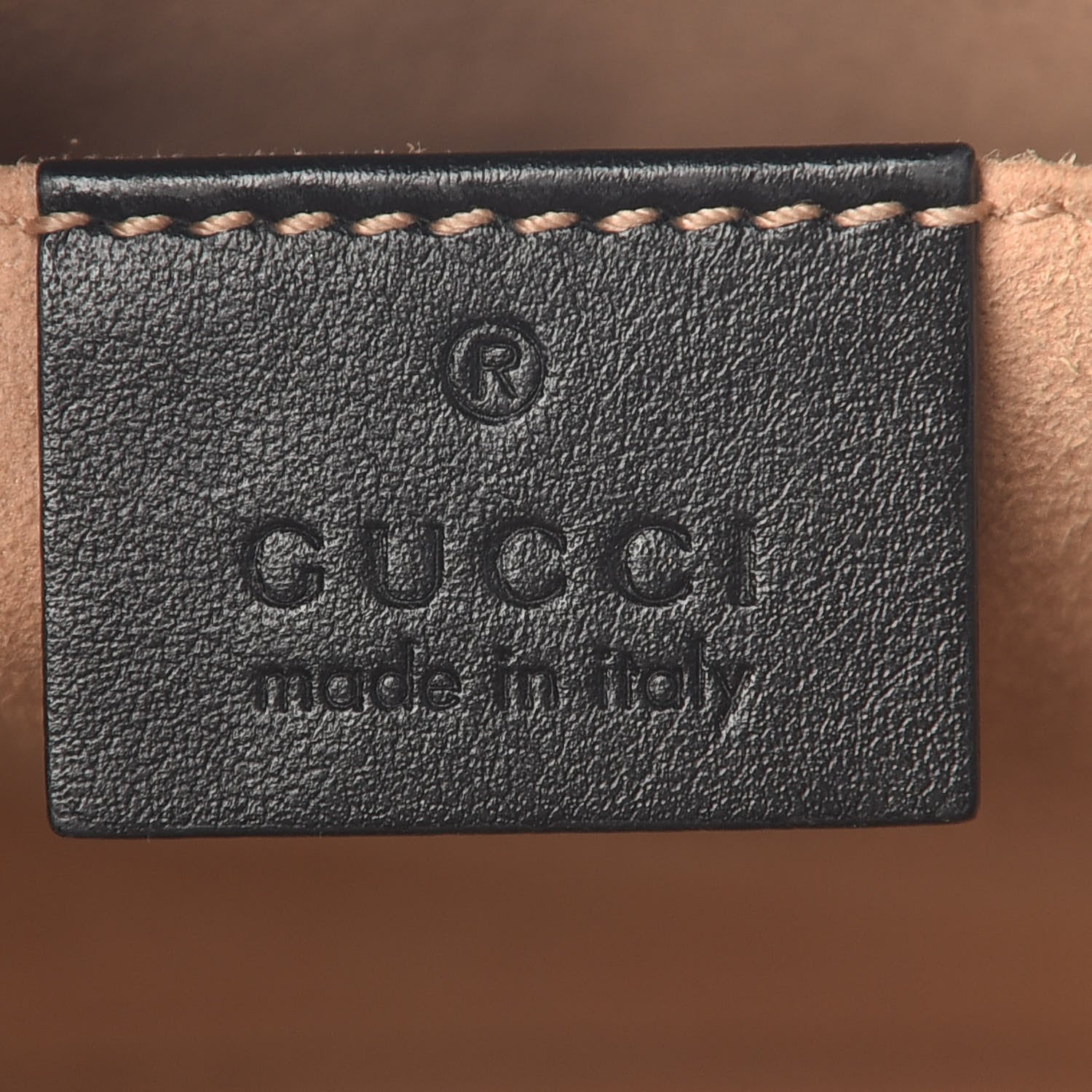 Gucci Calfskin Matelasse Small GG Marmont Chain Shoulder Bag Black 6 of 9
