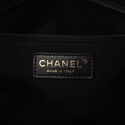 Chanel Lurex Boucle Small Deauville Tote Black 6 of 11