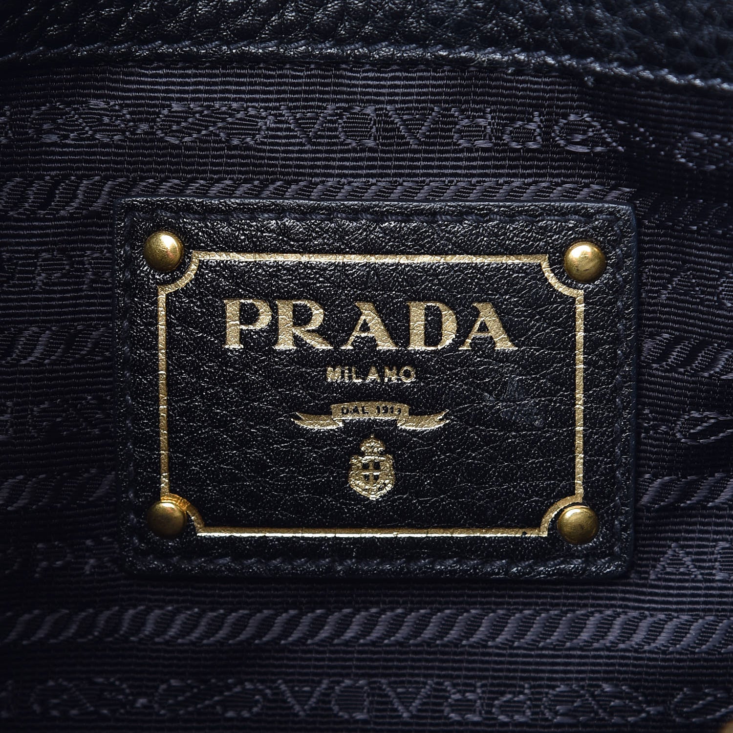 Prada Vitello Phenix Top Handle Bag Black 7 of 8
