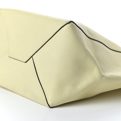Celine Grained Calfskin Medium Horizontal Cabas Phantom Yellow 7 of 10