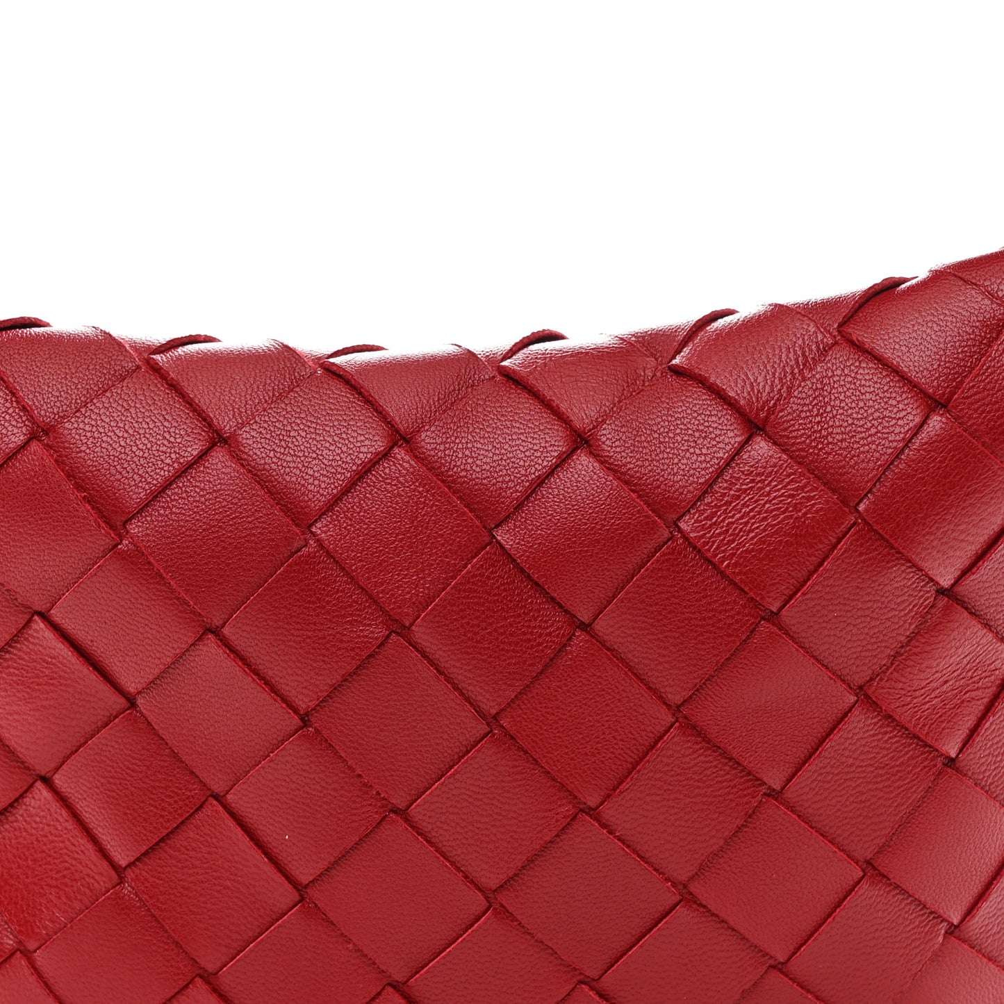Nappa Intrecciato Mini Jodie Dark Red